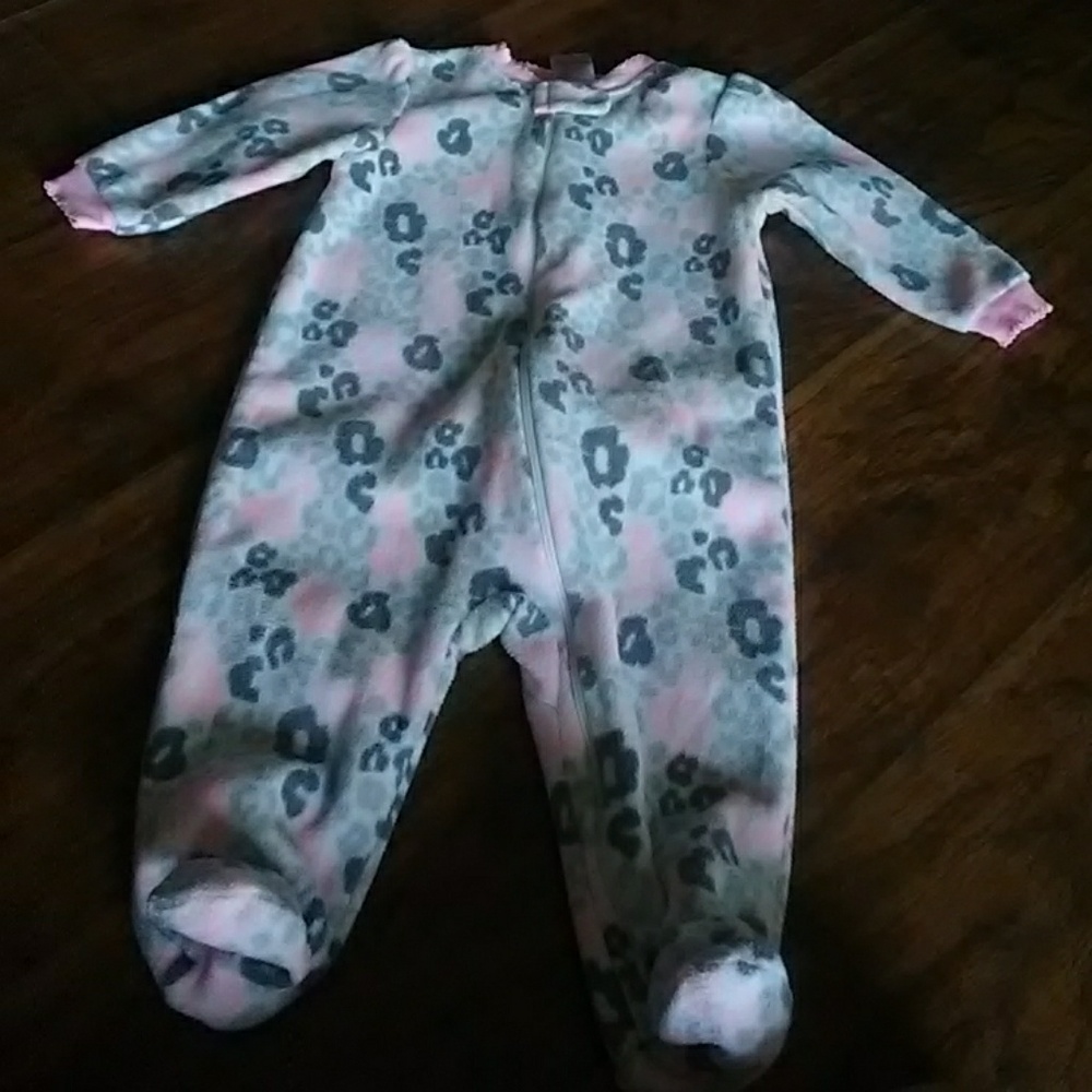 Garanimals fleece leopard sleeper